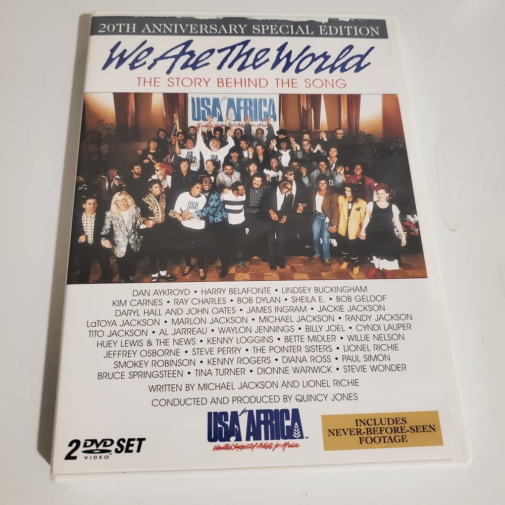 We Are The World 20th Anniversary Dvd And A Fans Collection Dvd